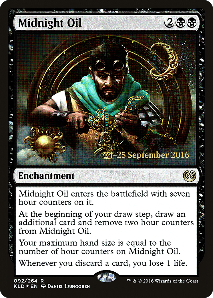 Midnight Oil (PRE-092) - Kaladesh Promos Foil