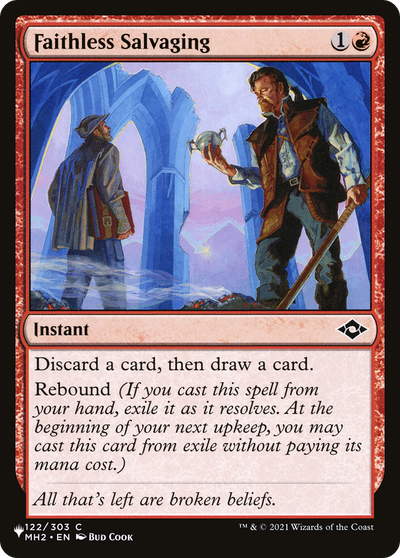 Faithless Salvaging (LIST-122/303) - The List