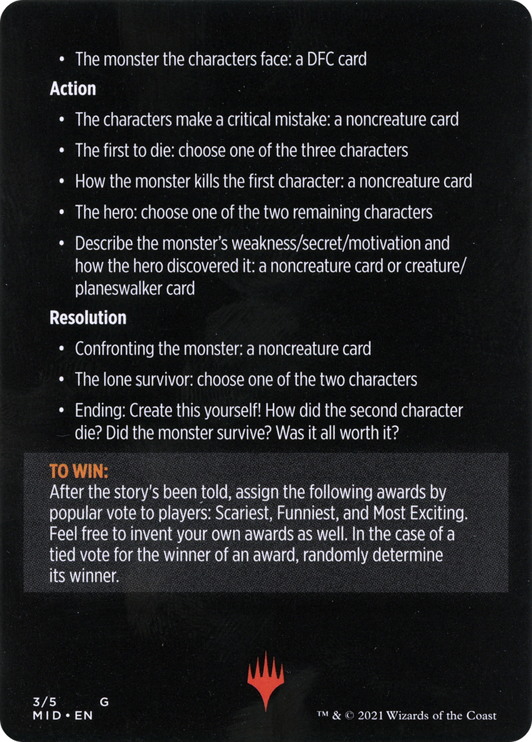 Into the Story: Horror Edition // Into the Story (cont'd) (MMID-003) - Innistrad: Midnight Hunt Minigames