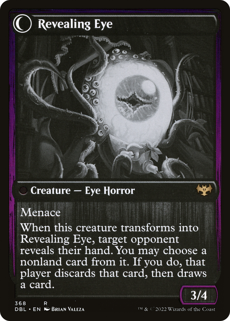 Concealing Curtains (DBL-368) - Innistrad: Double Feature: (Double Faced Transform) Foil