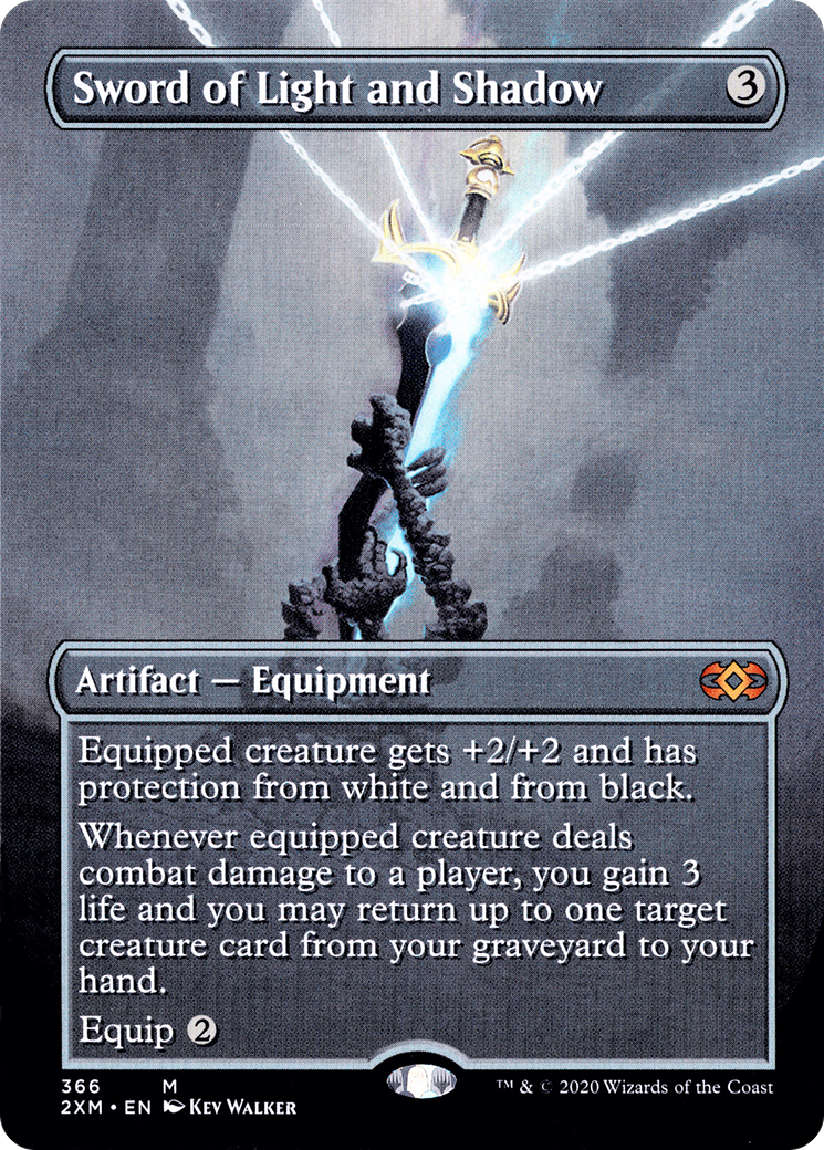 Sword of Light and Shadow (Borderless) (2XM-366) - Double Masters (Borderless)