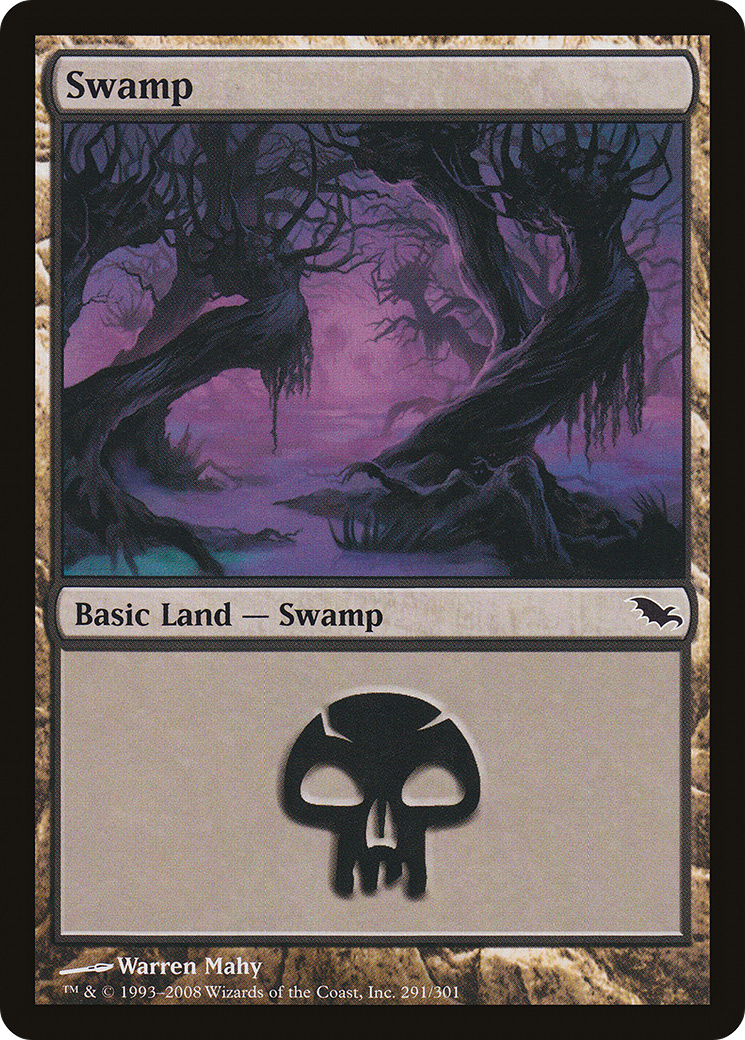 Swamp (291) (SHM-291) - Shadowmoor Foil