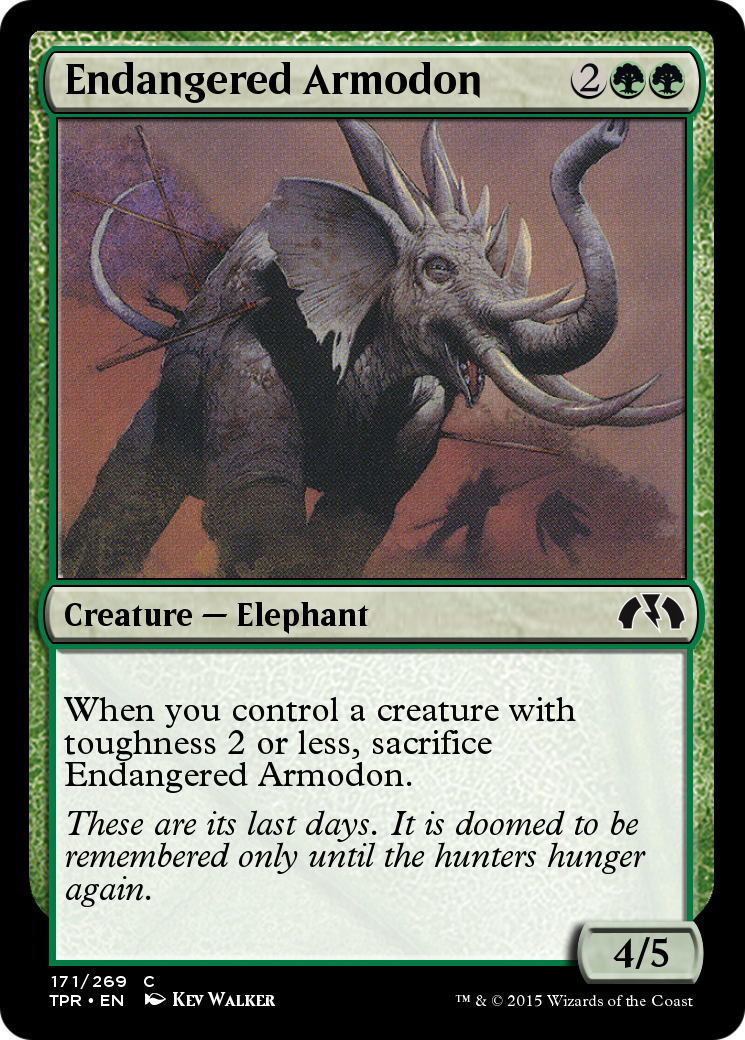 Endangered Armodon (TPR-171) - Tempest Remastered