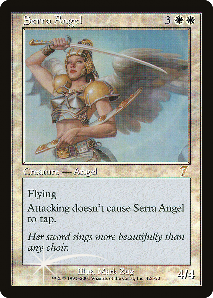Serra Angel (7ED-042) - 7th Edition