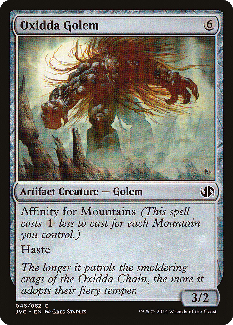 Oxidda Golem (DD3-) - Duel Decks Anthology: Jace vs. Chandra