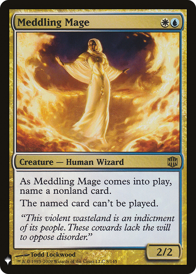 Meddling Mage (LIST-008) - The List