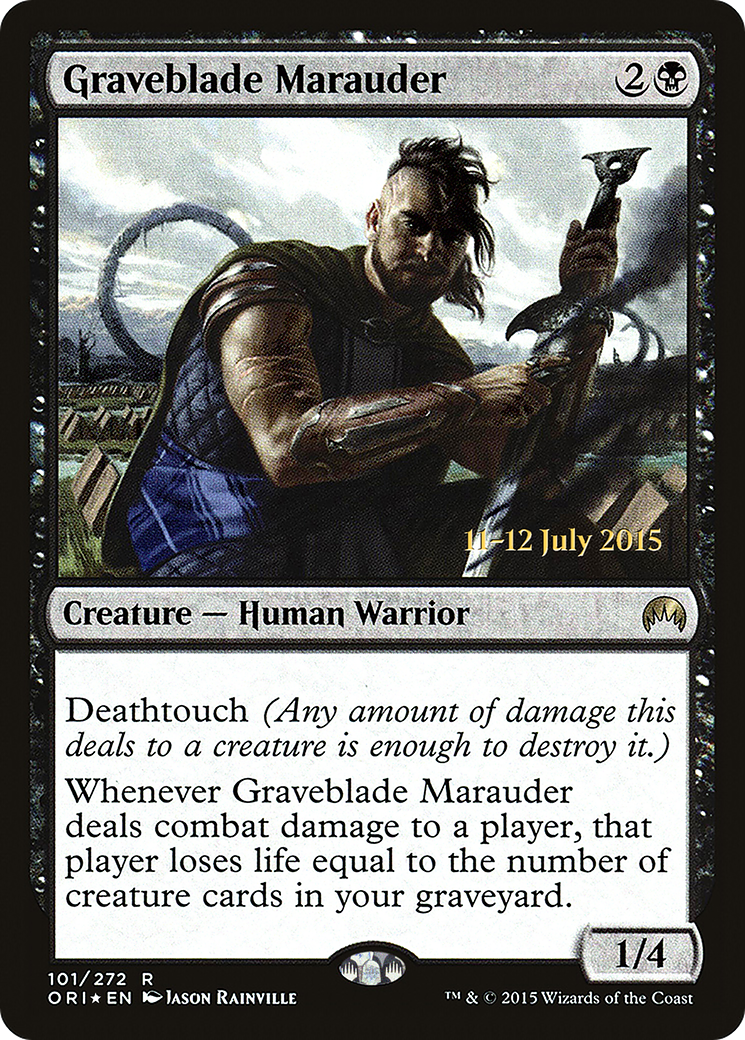 Graveblade Marauder (PRE-101) - Magic Origins Promos Foil
