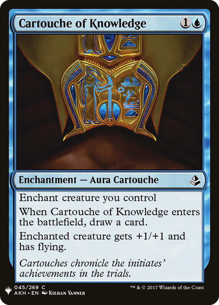 Cartouche of Knowledge (LIST-AKH-45) - The List