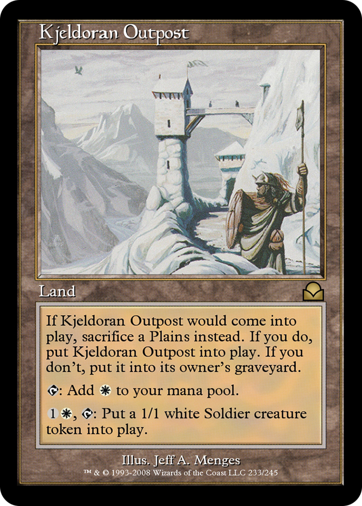Kjeldoran Outpost (ME2-233) - Masters Edition II Foil