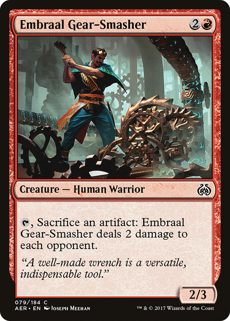 Embraal Gear-Smasher (AER-079) - Aether Revolt Foil