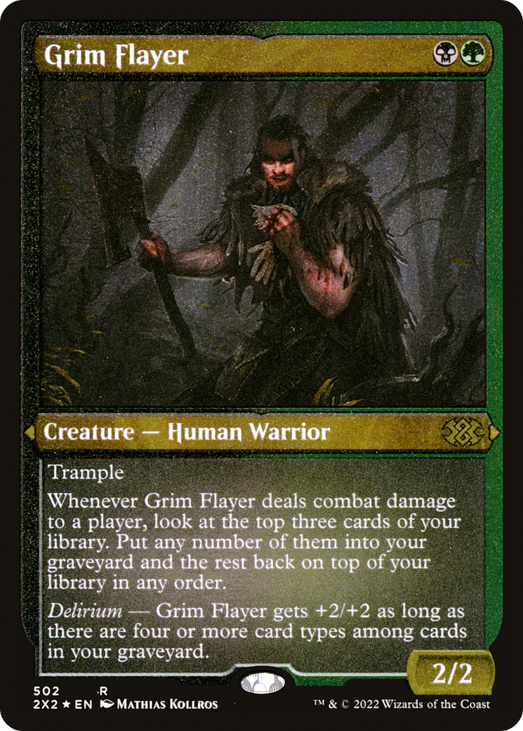 Grim Flayer (Foil Etched) (2X2-502) - Double Masters 2022 Foil