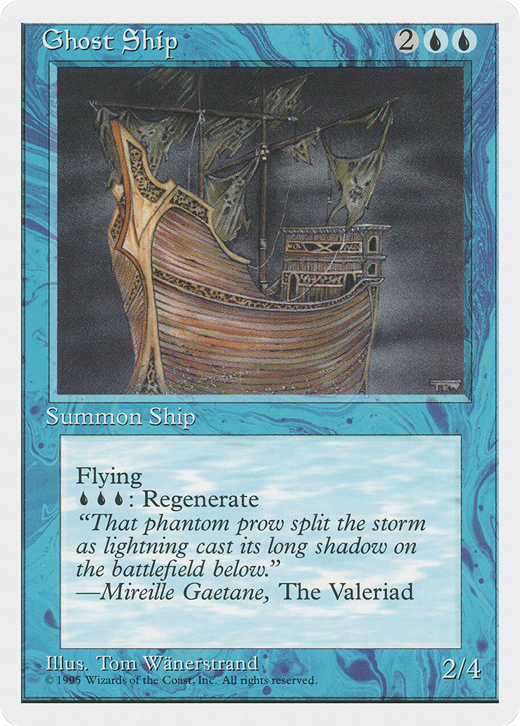 Ghost Ship (4ED-) - Fourth Edition