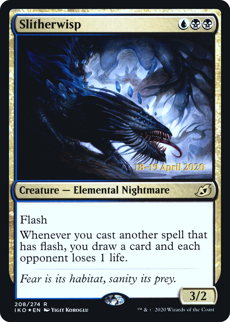 Slitherwisp (PRE-208) - Ikoria: Lair of Behemoths Promos Foil