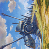 Plains // Plains (ADMU-062) - Dominaria United Art Series (Borderless) Foil