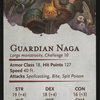 Guardian Naga // Guardian Naga (ACLB-016) - Battle for Baldur's Gate Art Series (Borderless)