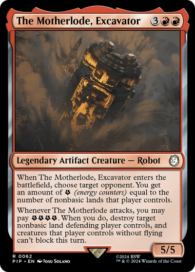 The Motherlode, Excavator (PIP-062) - Fallout