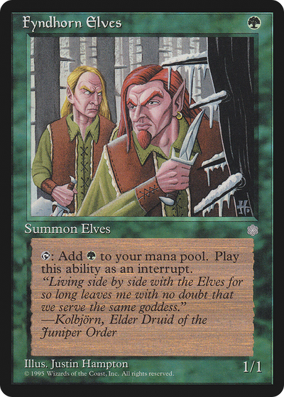 Fyndhorn Elves (ICE-132) - Ice Age