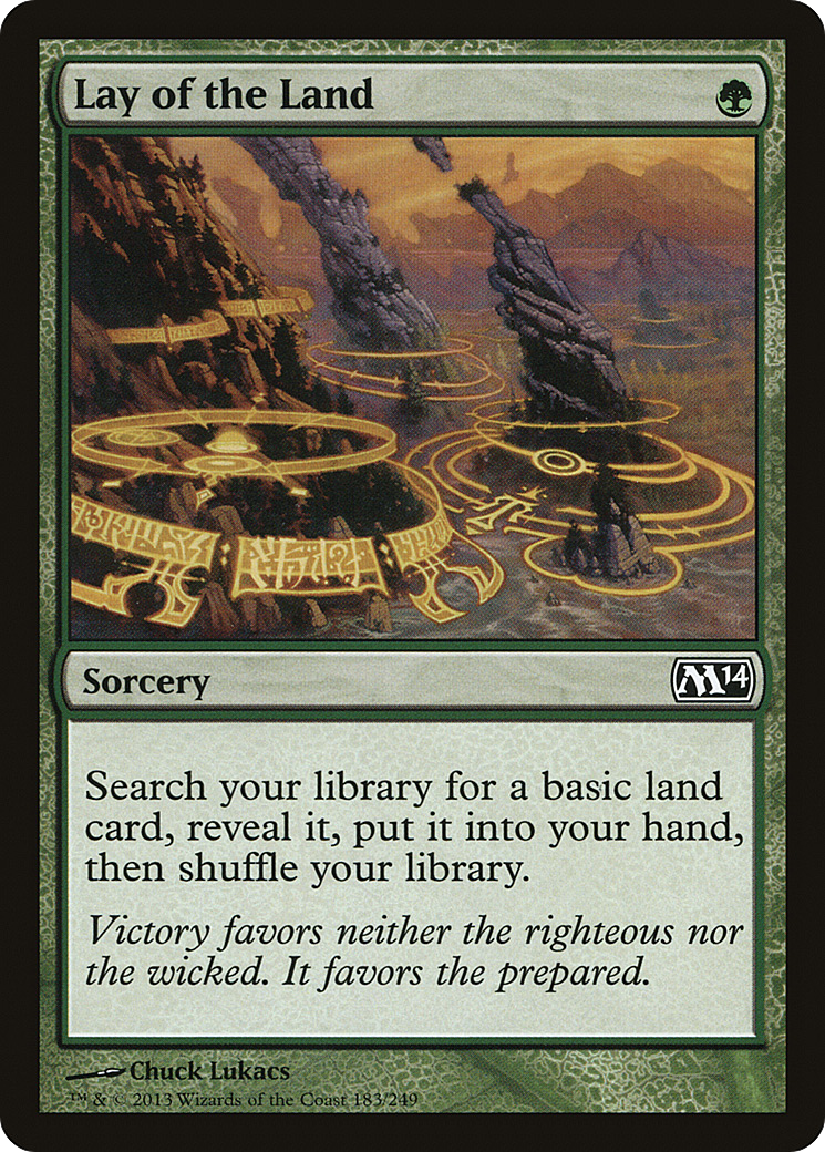 Lay of the Land (M14-183) - Magic 2014