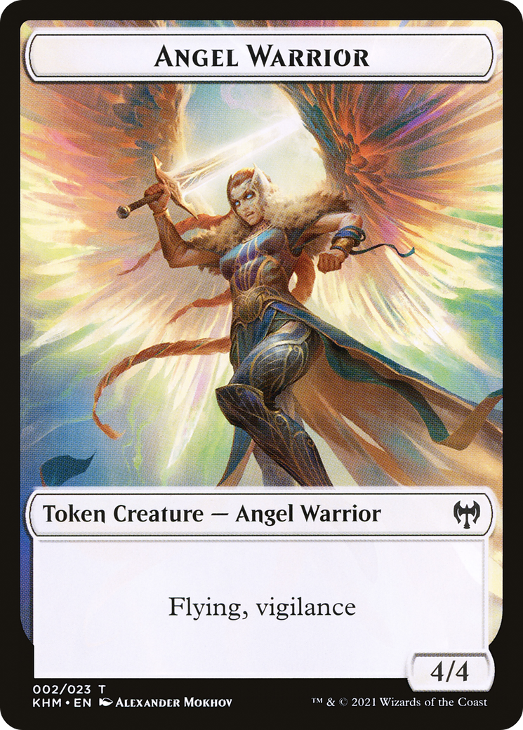Angel Warrior (TKHM-002) - Kaldheim Tokens Foil