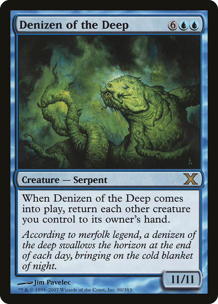 Denizen of the Deep (10E-080) - Tenth Edition