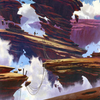 Boulderloft Pathway // Boulderloft Pathway (AZNR-022) - Zendikar Rising Art Series (Borderless)