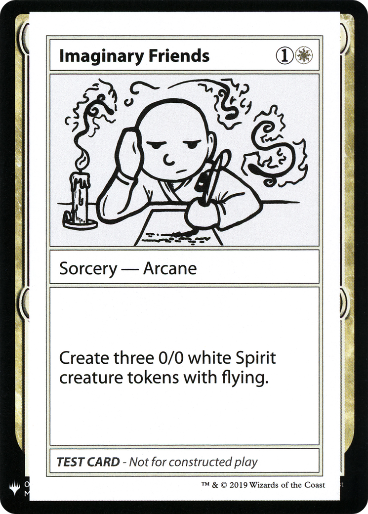 Imaginary Friends (CMB1-) - Mystery Booster Playtest Cards 2019