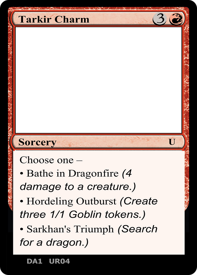 Tarkir Charm (UNK-UR04C) - Unknown Event