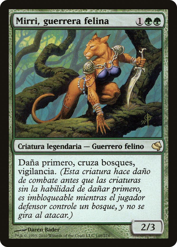 Mirri, Cat Warrior (Spanish) - "Mirri, guerrera felina" (PS11-148) - Salvat 2011
