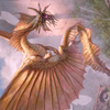 Ancient Gold Dragon // Ancient Gold Dragon (ACLB-028) - Battle for Baldur's Gate Art Series (Borderless)