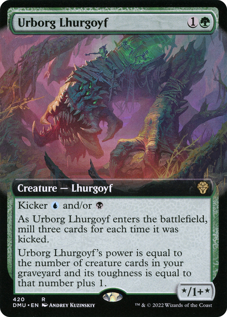 Urborg Lhurgoyf (Extended Art) (DMU-420) - Dominaria United: (Extended Art) Foil