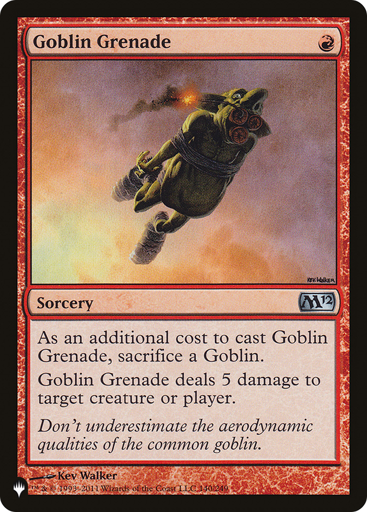 Goblin Grenade (LIST-140/249) - The List