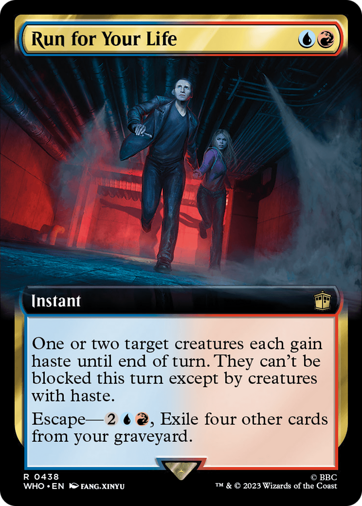 Run for Your Life (Extended Art) (WHO-438) - Doctor Who: (Extended Art) Foil