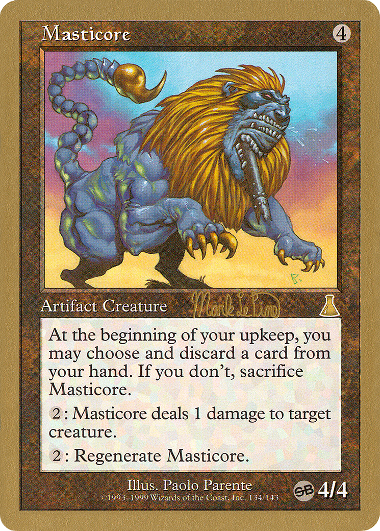 Masticore - 1999 Mark Le Pine (UDS) (SB) (WCD-) - World Championship Decks 1999