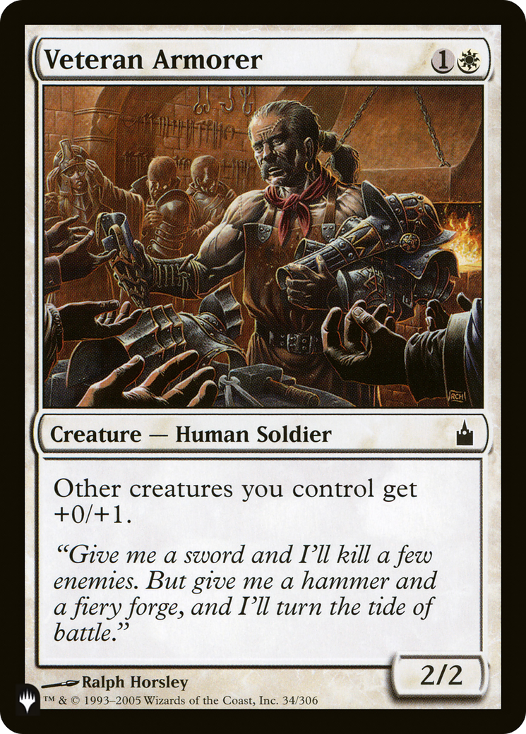 Veteran Armorer (LIST-34/306) - The List