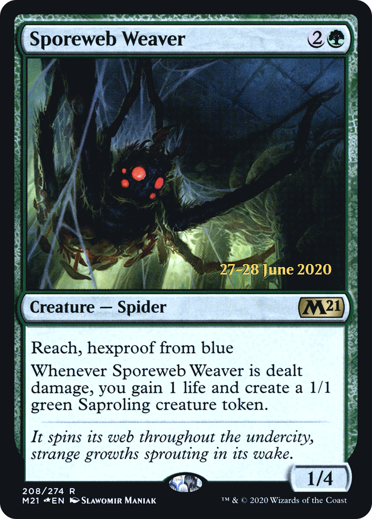 Sporeweb Weaver (PRE-208) - Core Set 2021 Promos Foil