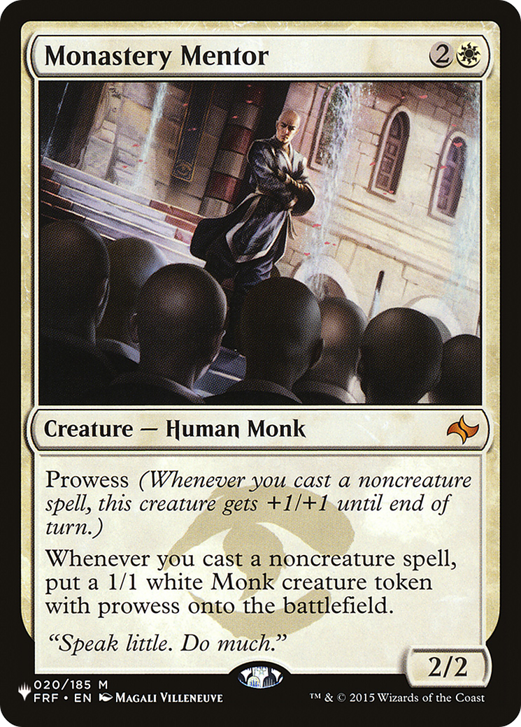 Monastery Mentor (LIST-020/185) - The List