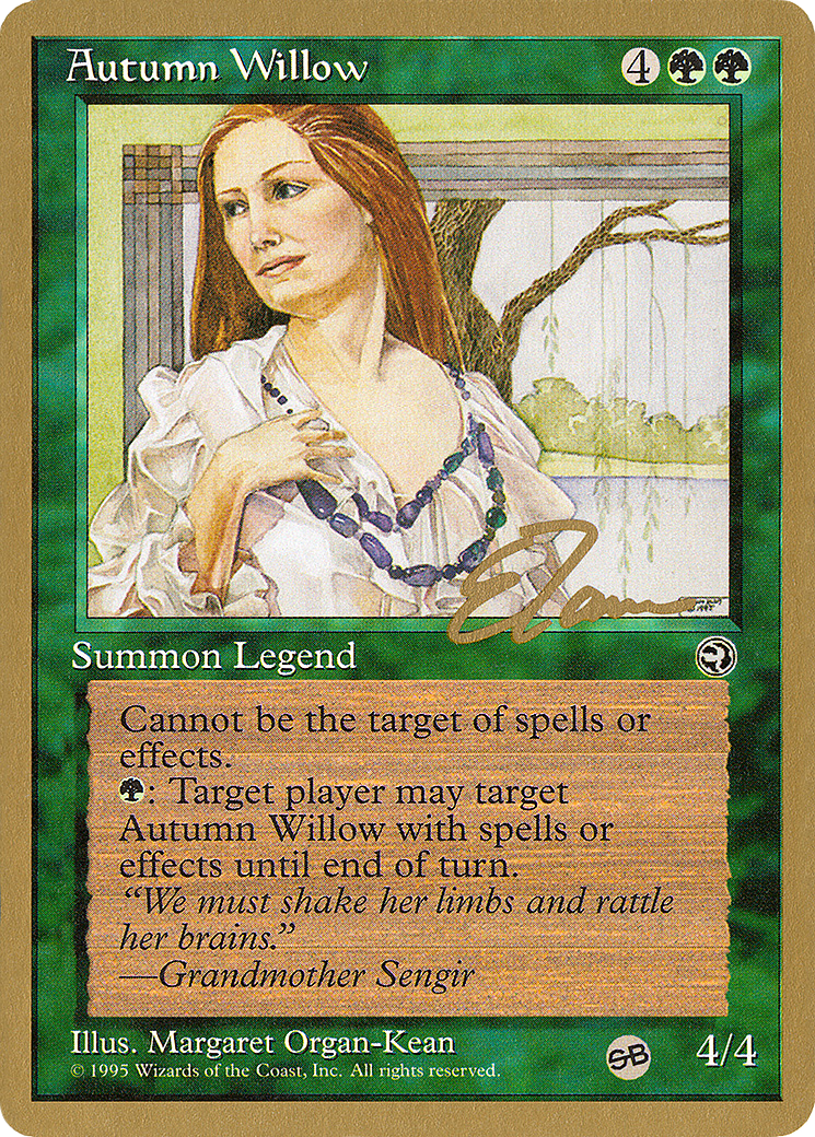 Autumn Willow - 1996 Eric Tam (HML) (SB) (WCD-) - Pro Tour Collector Set