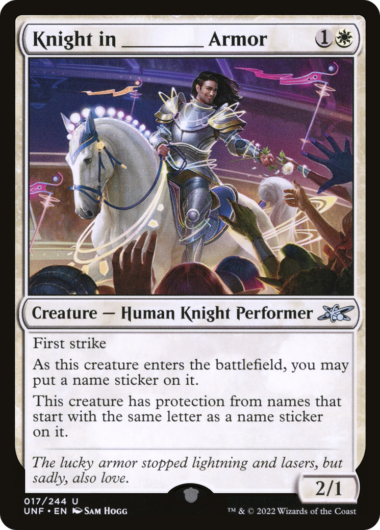 Knight in _______ Armor (UNF-017) - Unfinity