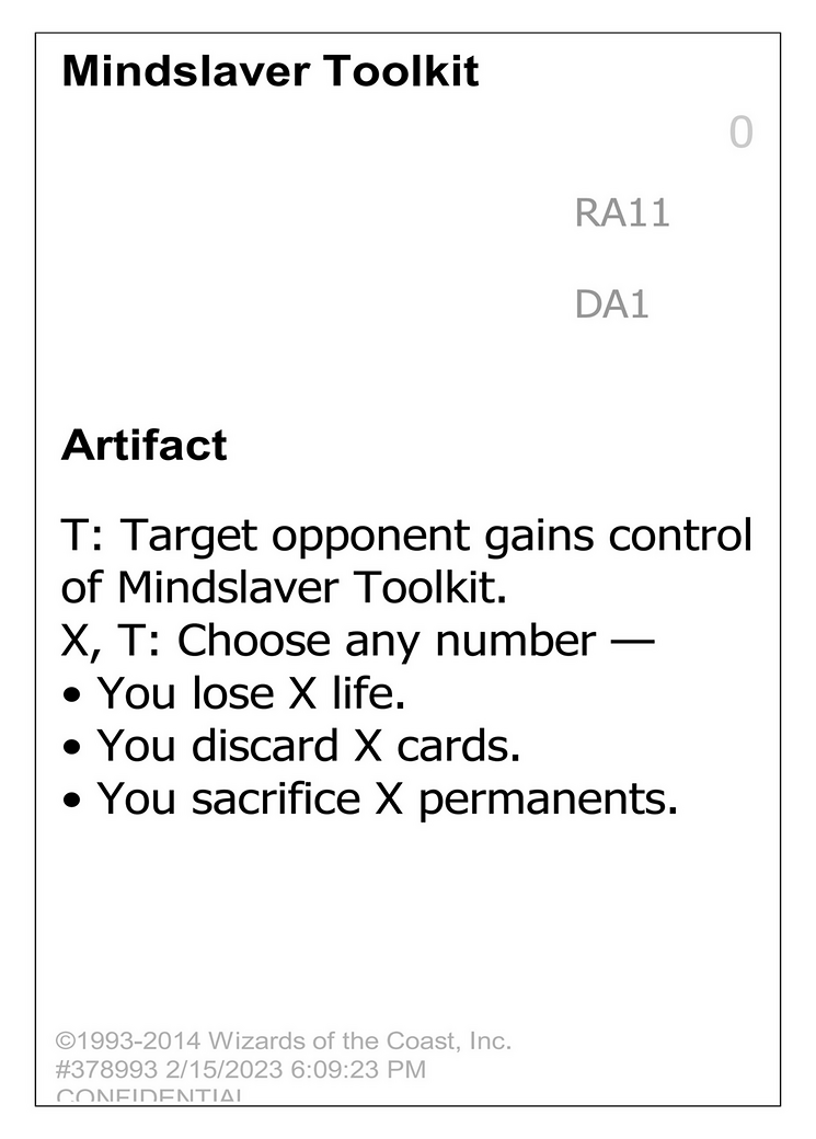 Mindslaver Toolkit (UNK-RA11A) - Unknown Event