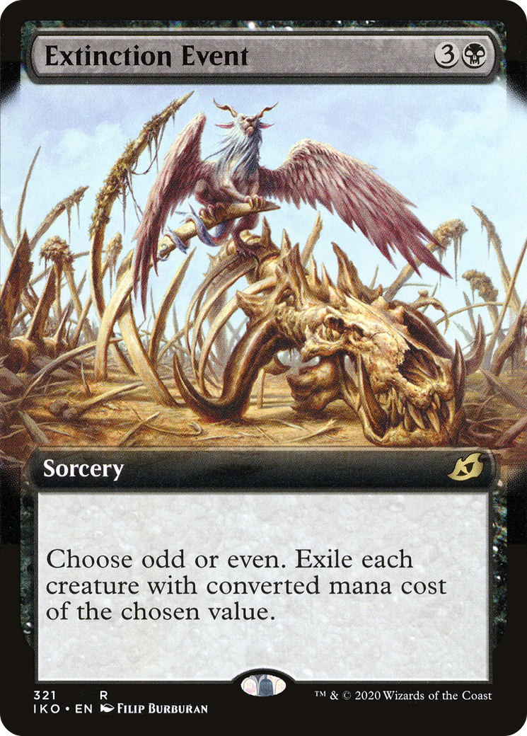 Extinction Event (Extended Art) (IKO-321) - Ikoria: Lair of Behemoths: (Extended Art) Foil