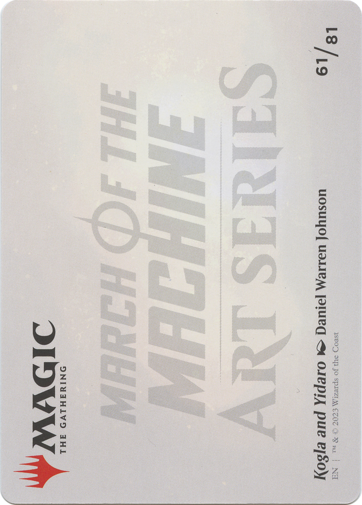 Kogla and Yidaro // Kogla and Yidaro (AMOM-061) - March of the Machine Art Series (Borderless) Foil