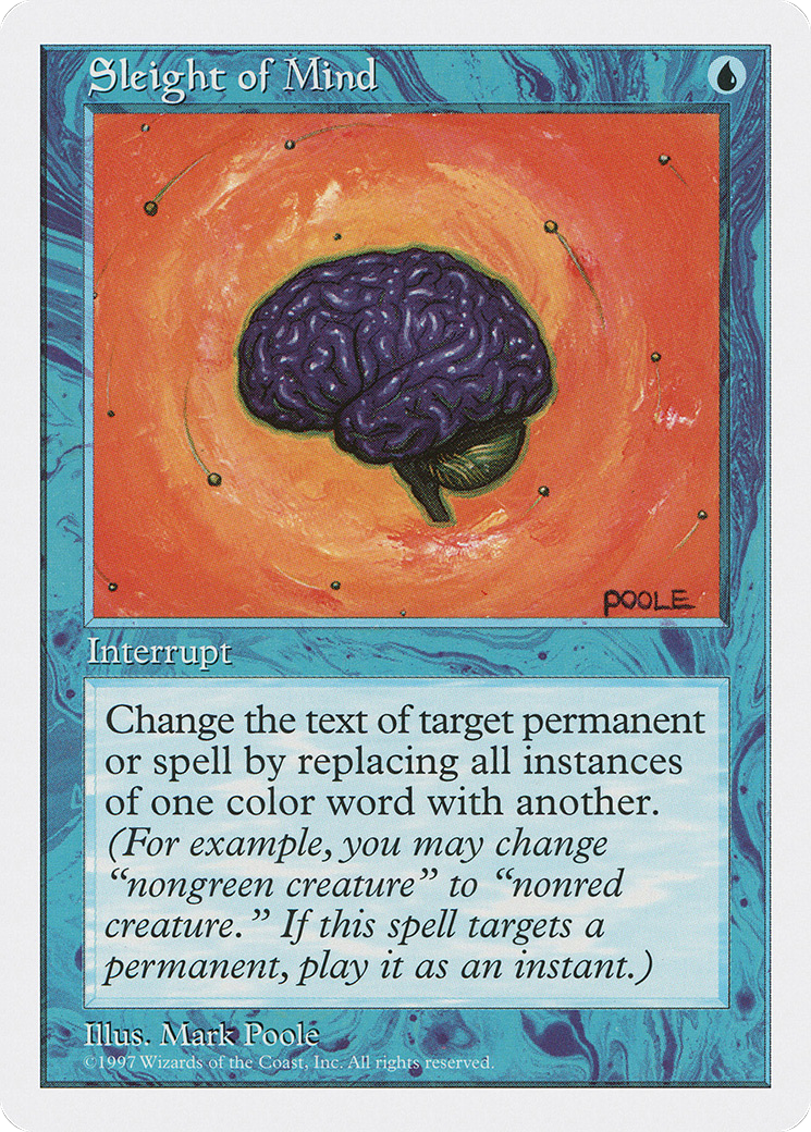 Sleight of Mind (5ED-) - Fifth Edition