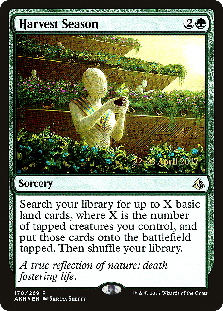 Harvest Season (PRE-170) - Amonkhet Promos Foil