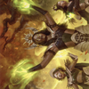 Dawnhart Wardens // Dawnhart Wardens (AMID-057) - Midnight Hunt Art Series (Borderless)