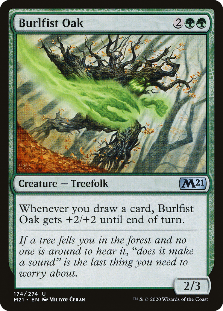 Burlfist Oak (M21-174) - Core Set 2021