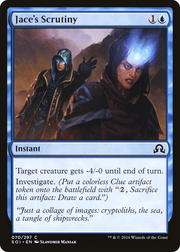Jace's Scrutiny (SOI-070) - Shadows over Innistrad