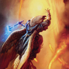 Battlewing Mystic // Battlewing Mystic (ADMU-014) - Dominaria United Art Series (Borderless) Foil