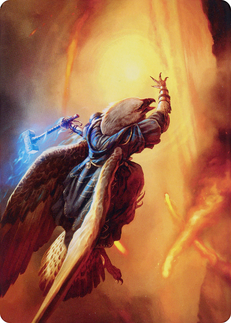 Battlewing Mystic // Battlewing Mystic (ADMU-014) - Dominaria United Art Series (Borderless) Foil