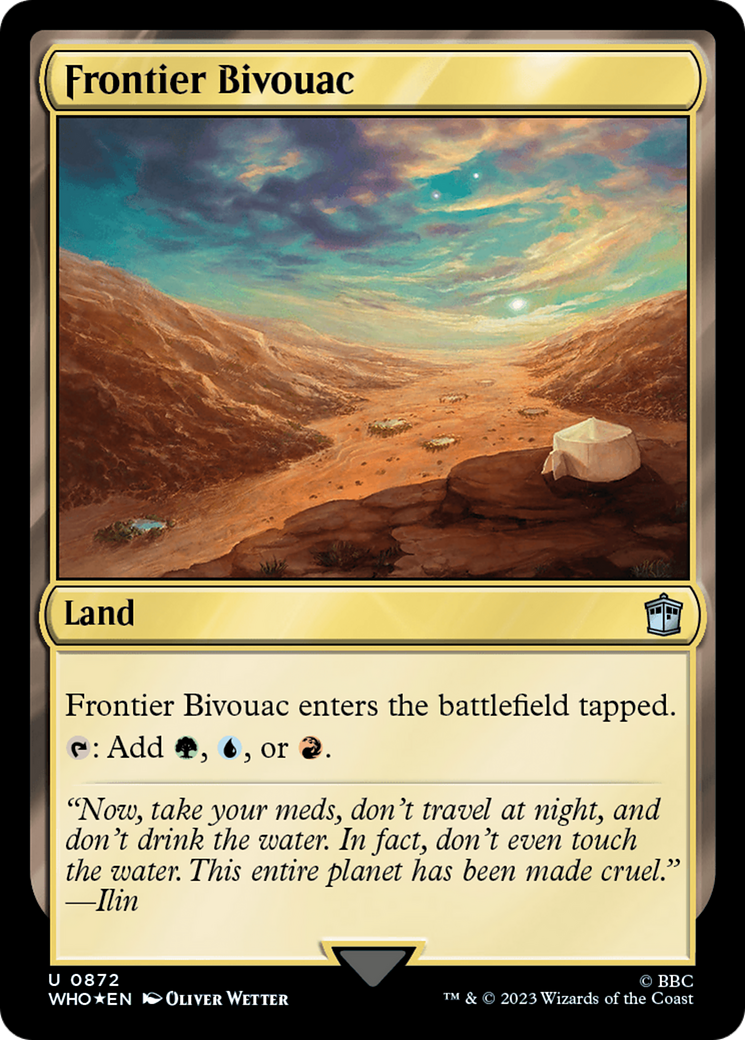 Frontier Bivouac (Surge Foil) (WHO-872) - Doctor Who Foil