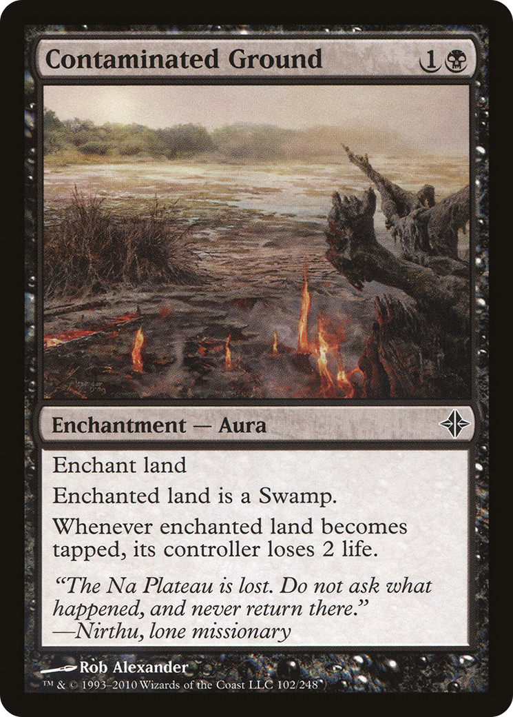 Contaminated Ground (ROE-102) - Rise of the Eldrazi Foil